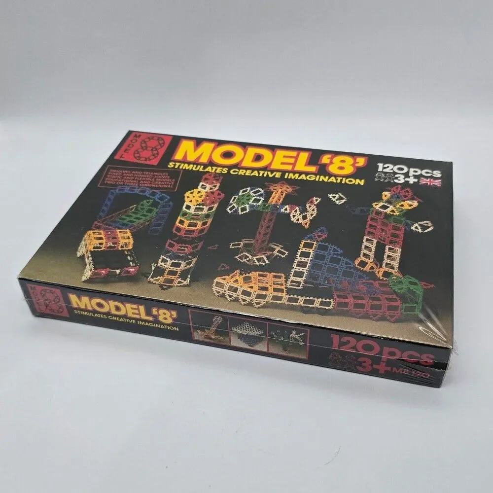 Vintage Model 8 Educational Construction Toy - Awarded Best Toy at Toy Fair 80s